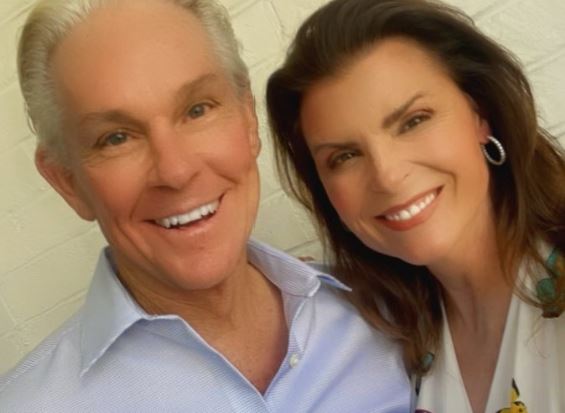 Gary Pelzer with his wife Kimberlin Brown